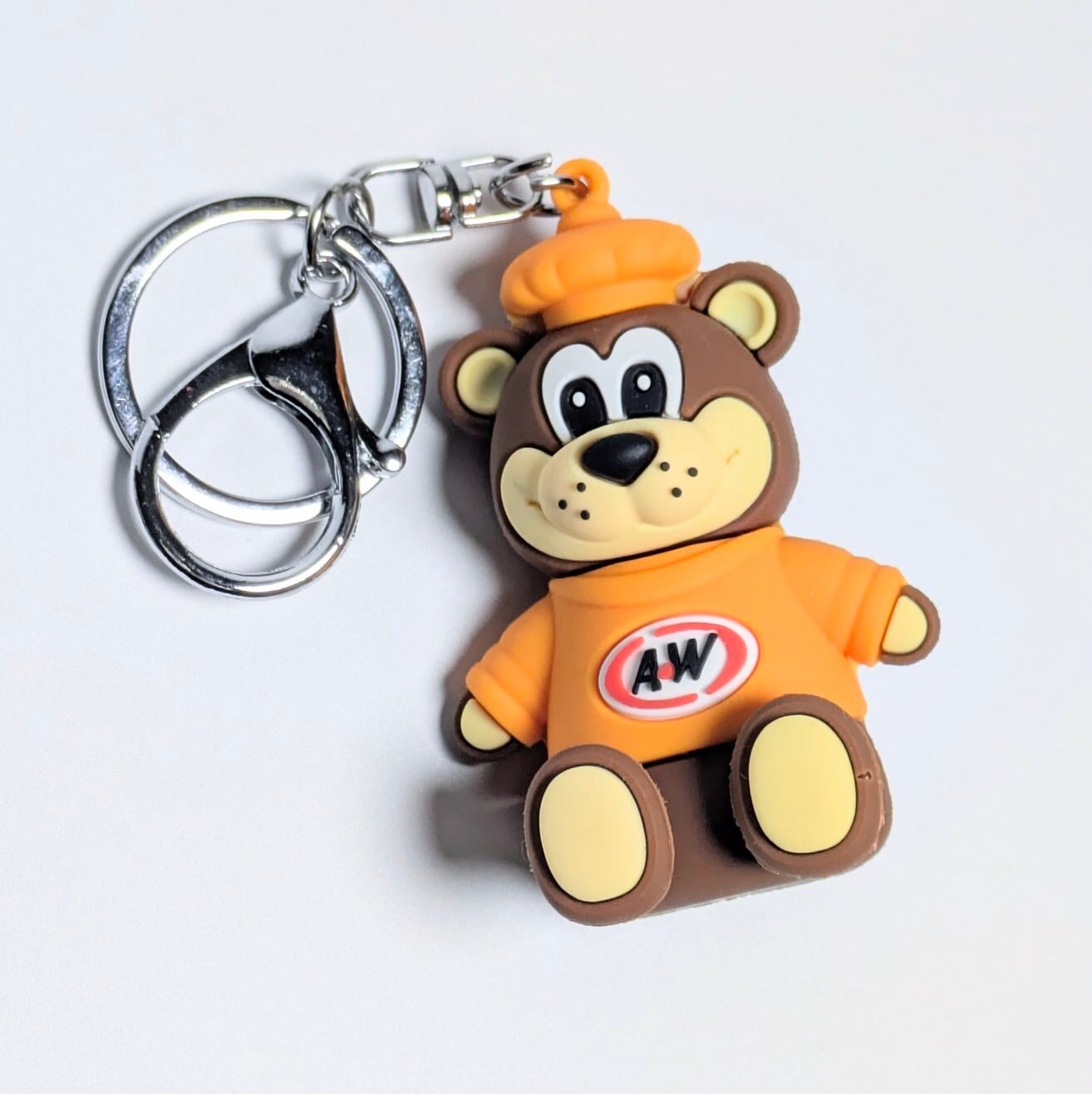 【 A&W / エイアンドダブリュ・エンダー 】『 ルーティ 』3Dラバーキーホルダー / フィギュアキーホルダー 〚アメリカン雑貨 アメトイ〛