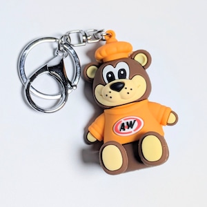 【 A&W / エイアンドダブリュ・エンダー 】『 ルーティ 』3Dラバーキーホルダー / フィギュアキーホルダー 〚アメリカン雑貨 アメトイ〛
