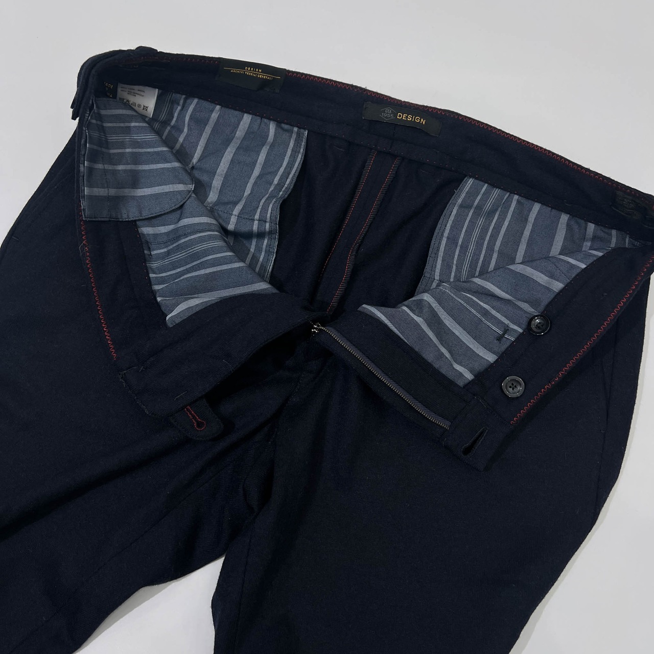 GTA ジーティーアー SLIM FIT ウール ジョガーパンツ 52/ネイビー