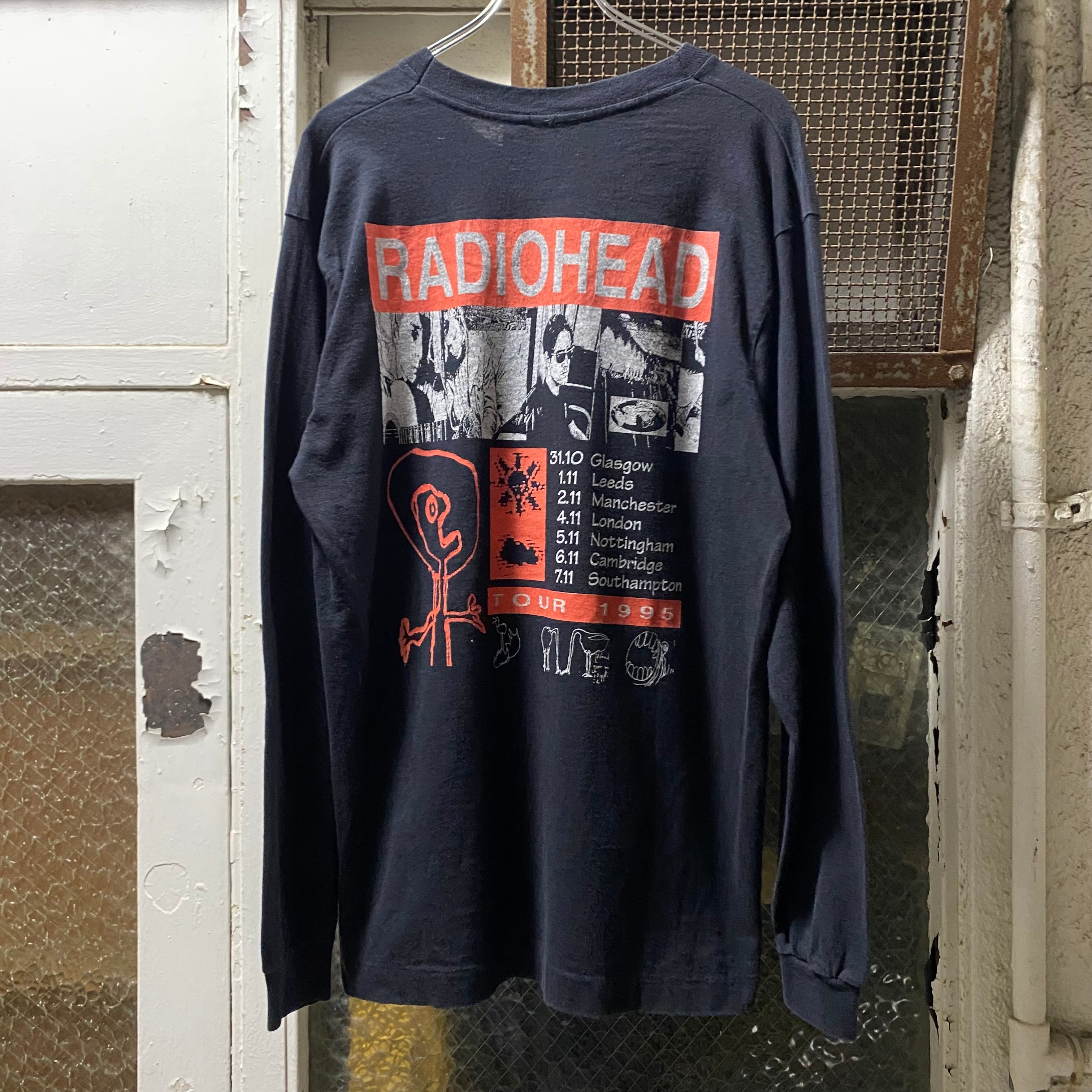 90's RADIOHEAD L/S Tee “The Bends Tour 1995” | 下北沢SPiKe＆SPiCe