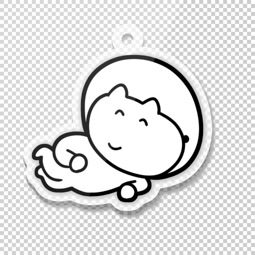 宇宙犬（キーホルダー）