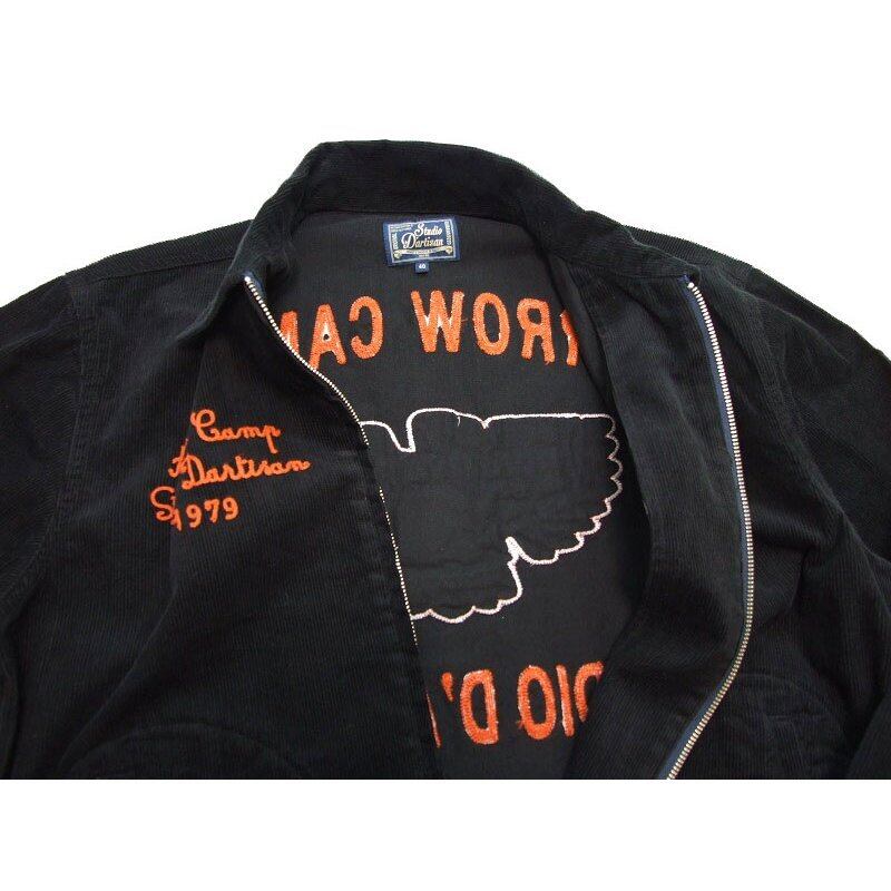 ダルチザン ジャケット 4548 メンズJK 刺繍 コーデュロイZIPジャケット STUDIO D’ARTISAN インディアン モチーフ