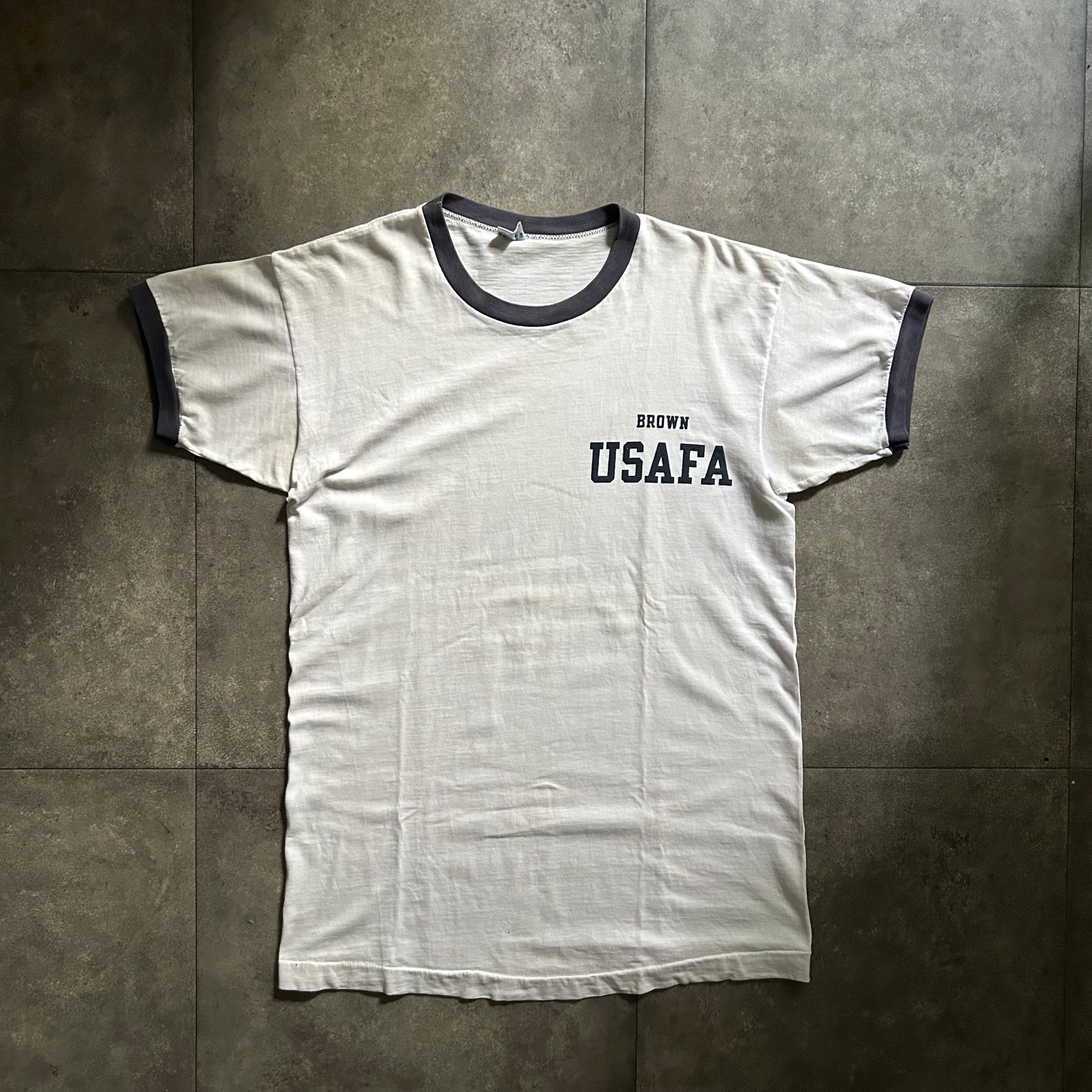 70s チャンピオン リンガーtシャツ USA製 M USAFA ネイビー | 東京準備室 
