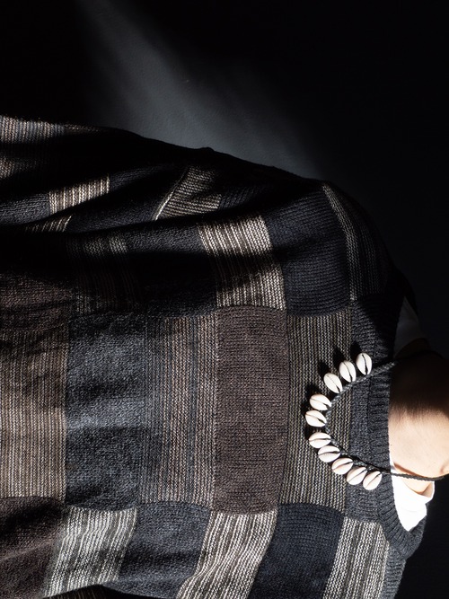 "Marc Edwards" used Geometric pattern acrylic sweater.