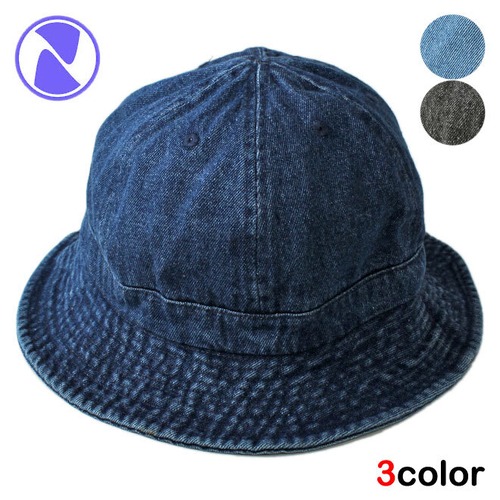 ニューハッタン ボーラーハット バケットハット 帽子 メンズ レディース NEWHATTAN 無地 シンプル デニム S/M L/XL 1548
