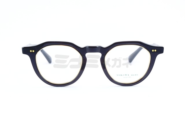 TOKIWA メガネ T-1969 Col.BK クラウンパント インナーメタル トキワ 鯖江 日本製 正規品-2枚目