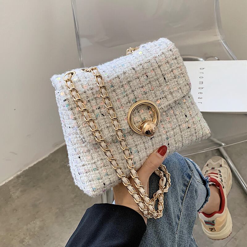 ネットセレブレディーススモールバッグ女性2020人気新流行ファッションオールマッチチェーンショルダーメッセンジャーウエスタンスタイルスモールスクエアバッグ 手作りハンドバック42872361700