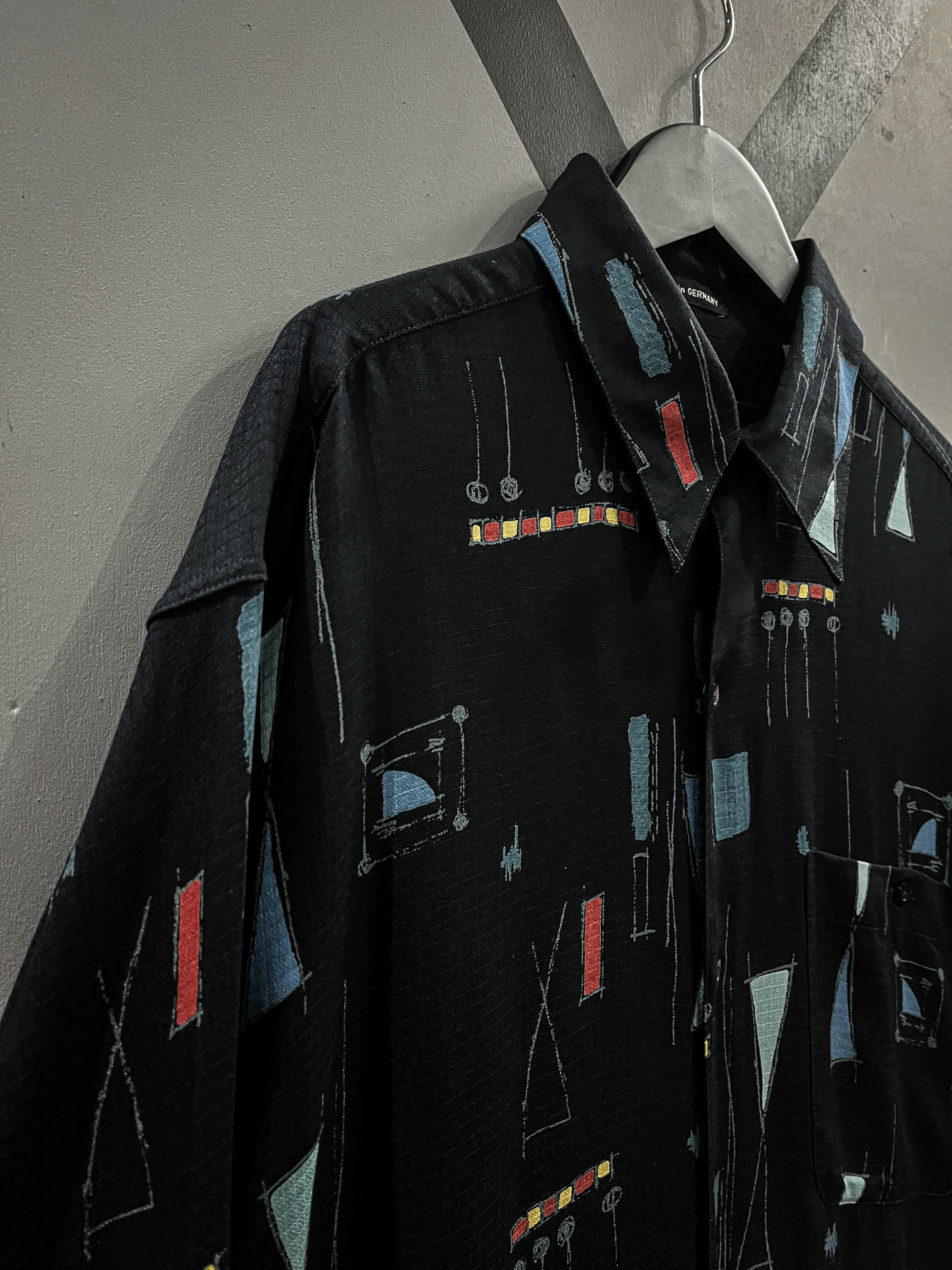 X VINTAGE】Art Pattern Vintage Loose Shirts | Caka(カカ）下北沢  