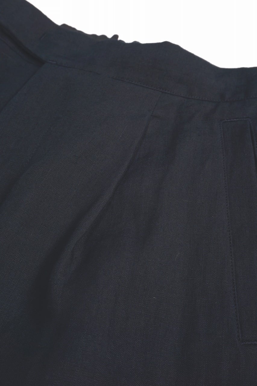 Belgium Linen High-Density Wide Pants