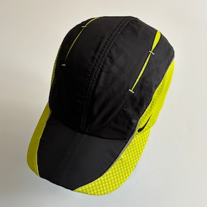 -USED- NIKE Reflector Running Cap -Neon Yellow-  [ONE SIZE］