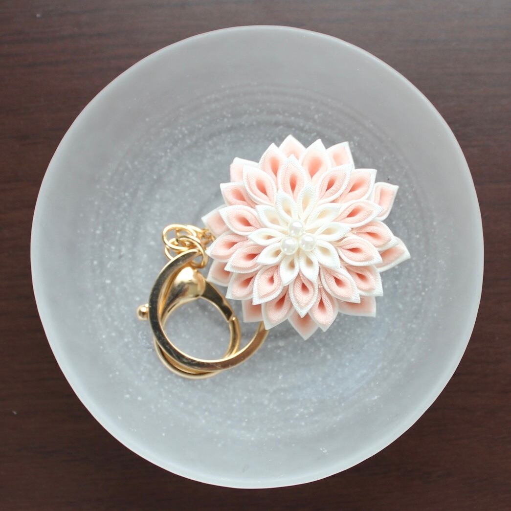 ご確認用【 華と舞う】ポリマークレイ・バッグチャーム｜ショルダーバッグ