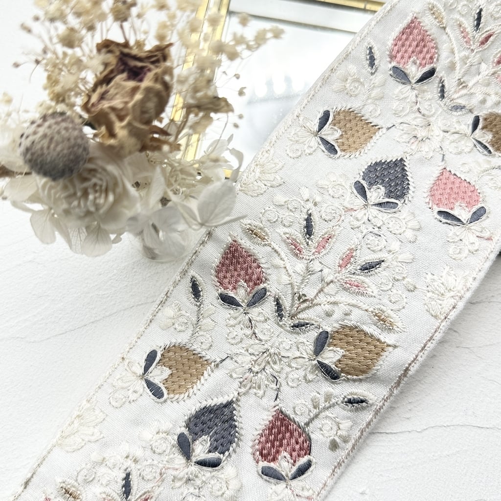 インド刺繍リボン　ショルダー インド刺繍リボン ショルダーストラップ｜Yahoo!フリマ（旧