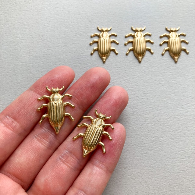 〈最終入荷〉USA真鍮 ホタル昆虫パーツ