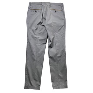 DOLCE&GABBANA brown piping stretch pants
