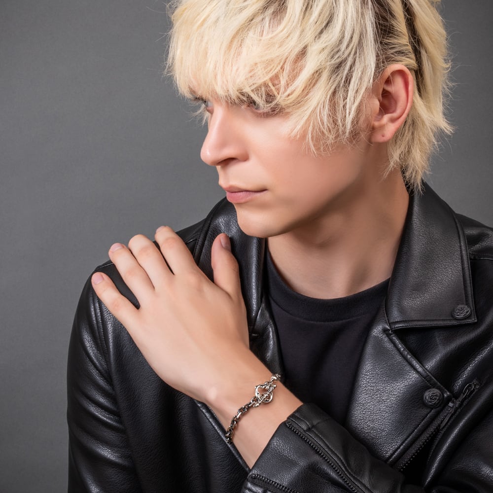 ブレスレット売り上げランキング3位】メメントモリスカルブレスレット