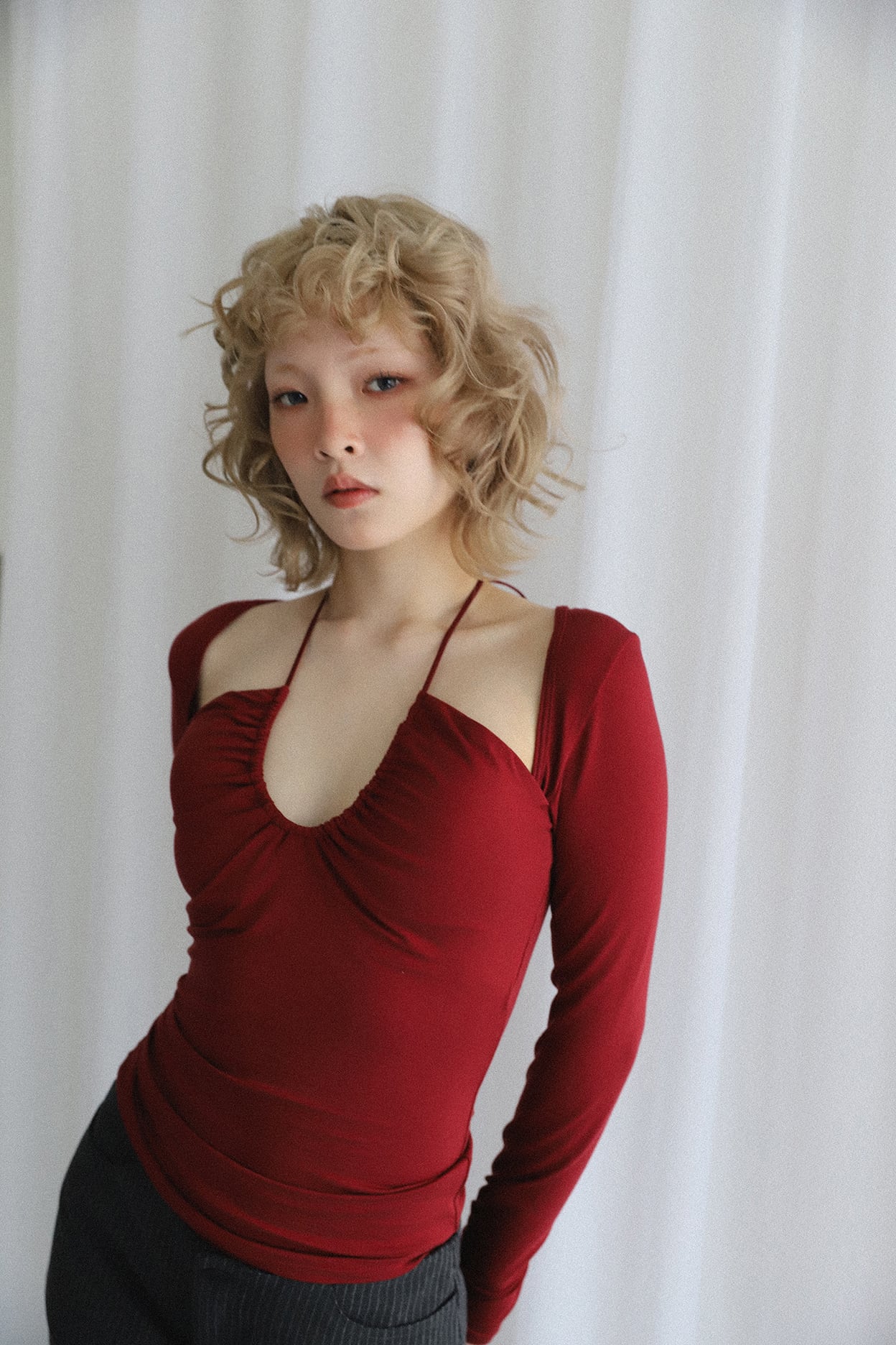 GEMINItale ホルダーネックトップス(パッド付) ホルターネックトップス（パッド付） | GEMINItale