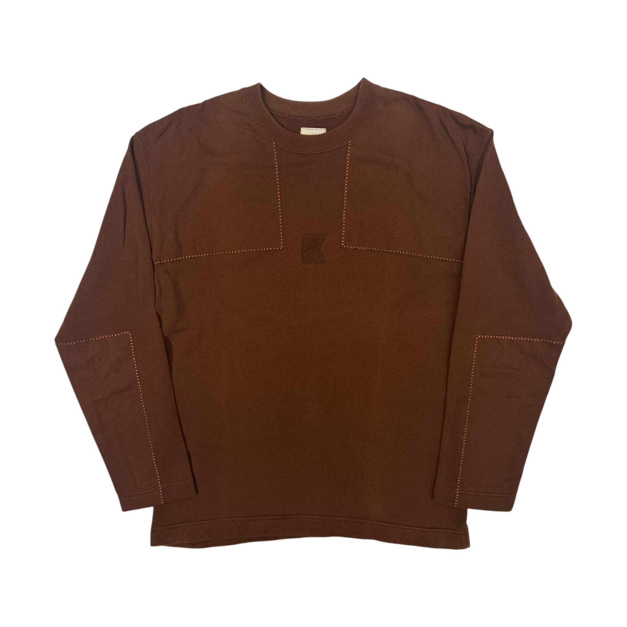カールヘルム長袖Tシャツ Karl Helmut カールヘルム ステッチデザイン 長袖Tシャツ