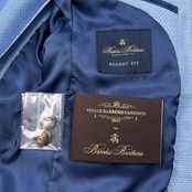 美品/未使用品 Brooks Brothers ブルックスブラザーズ CANONICO カノニコ 2B テーラードジャケット 38S /サックスブルー
