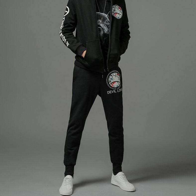 全1色 スウェットパンツ プリント カジュアル ストリート