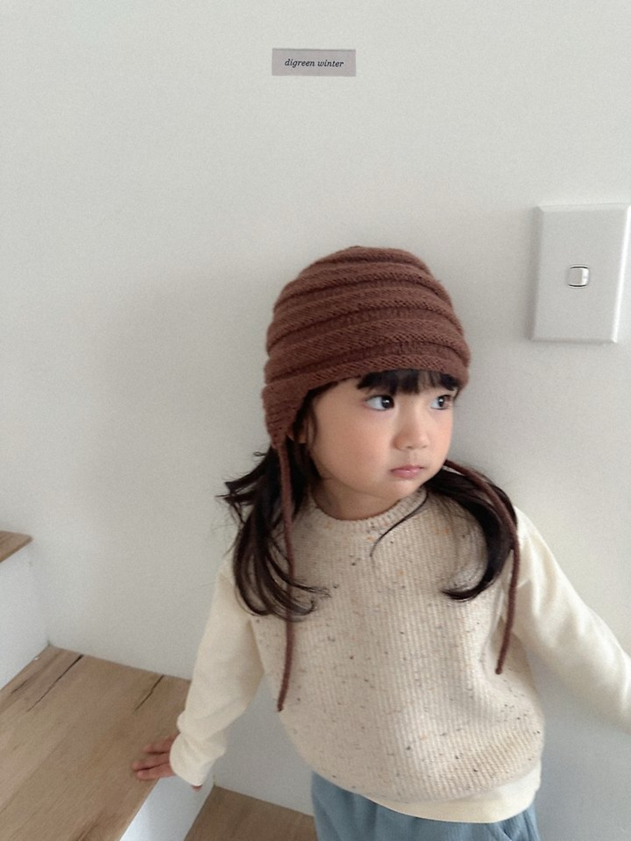〖取寄〗韓国子供服 / 26winter / Digreen / ビビボンネット / キッズ / 冬服 *onesize*