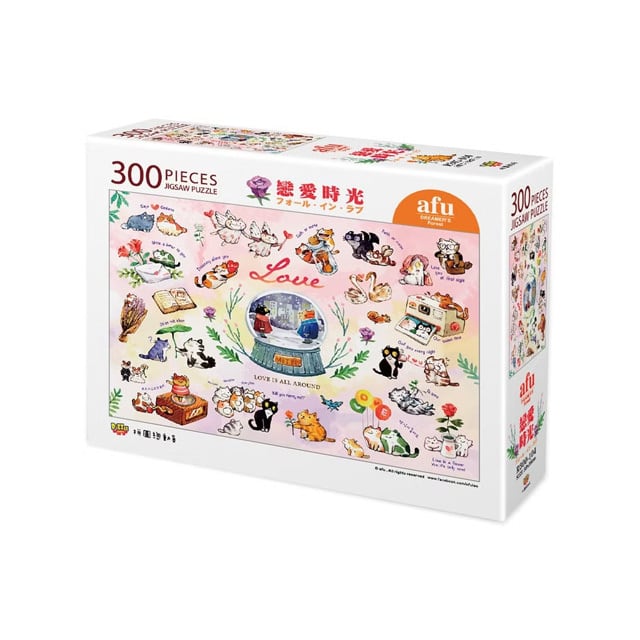 ジグソーパズル －ラブタイム（300ピース） | 猫式×台灣 台湾雑貨 猫