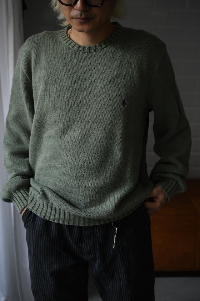 OK/90's "polo by Ralph Lauren" cotton knit