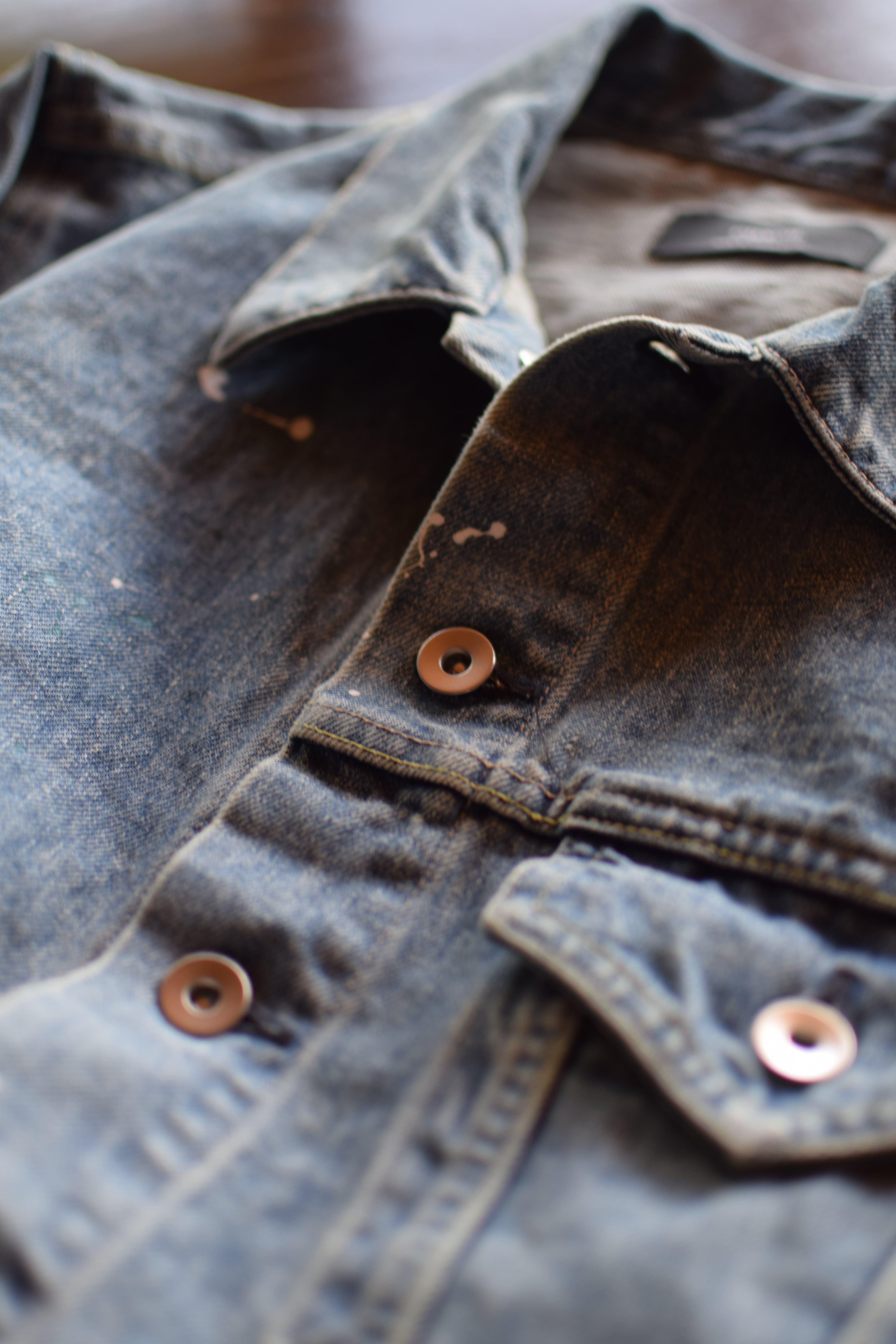 ensou. / Erased Jean Jacket-Splash | Gallery KARIOCA