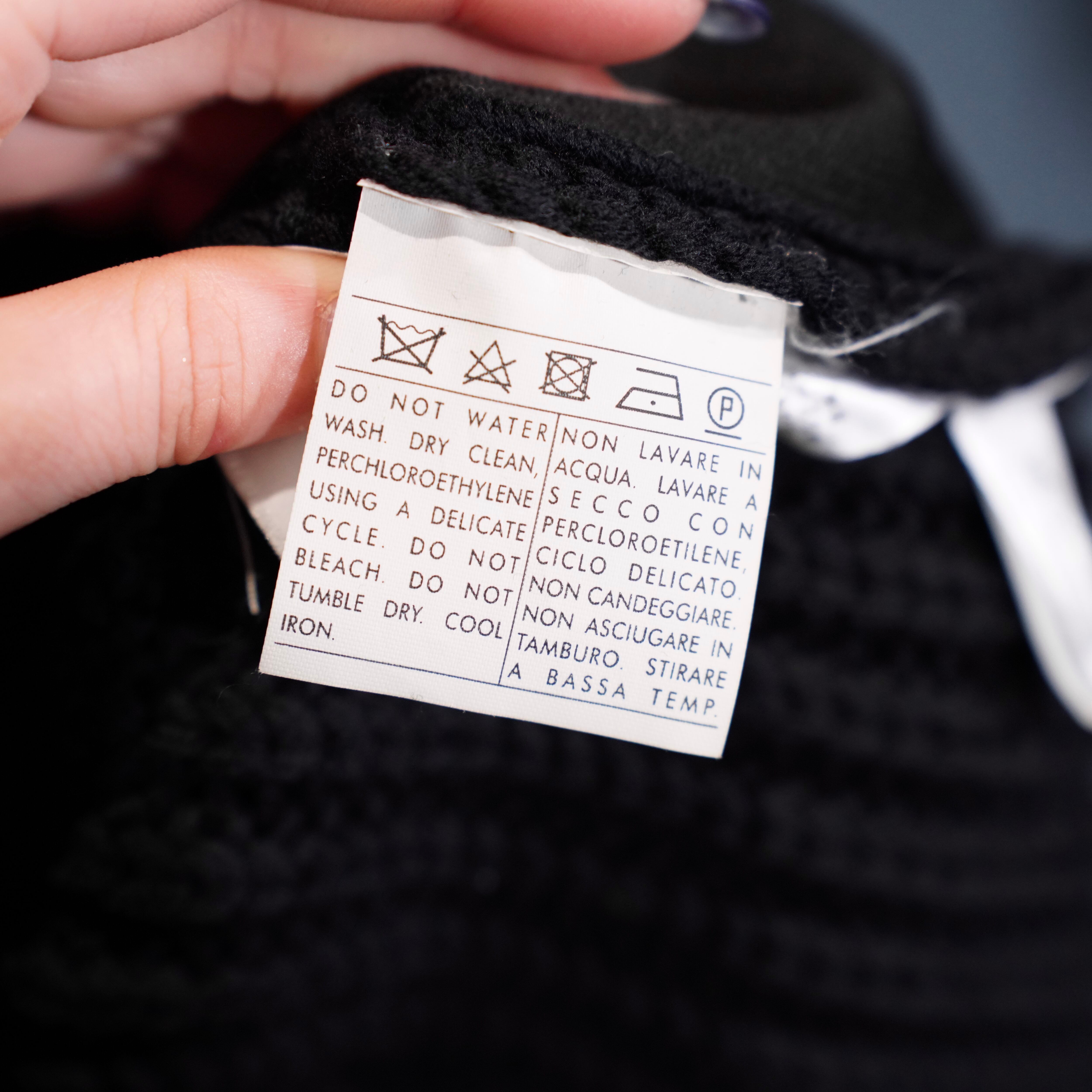 Salvatore Ferragamo WOVEN SWITCHED DESIGN HIGH NECK KNIT MADE IN