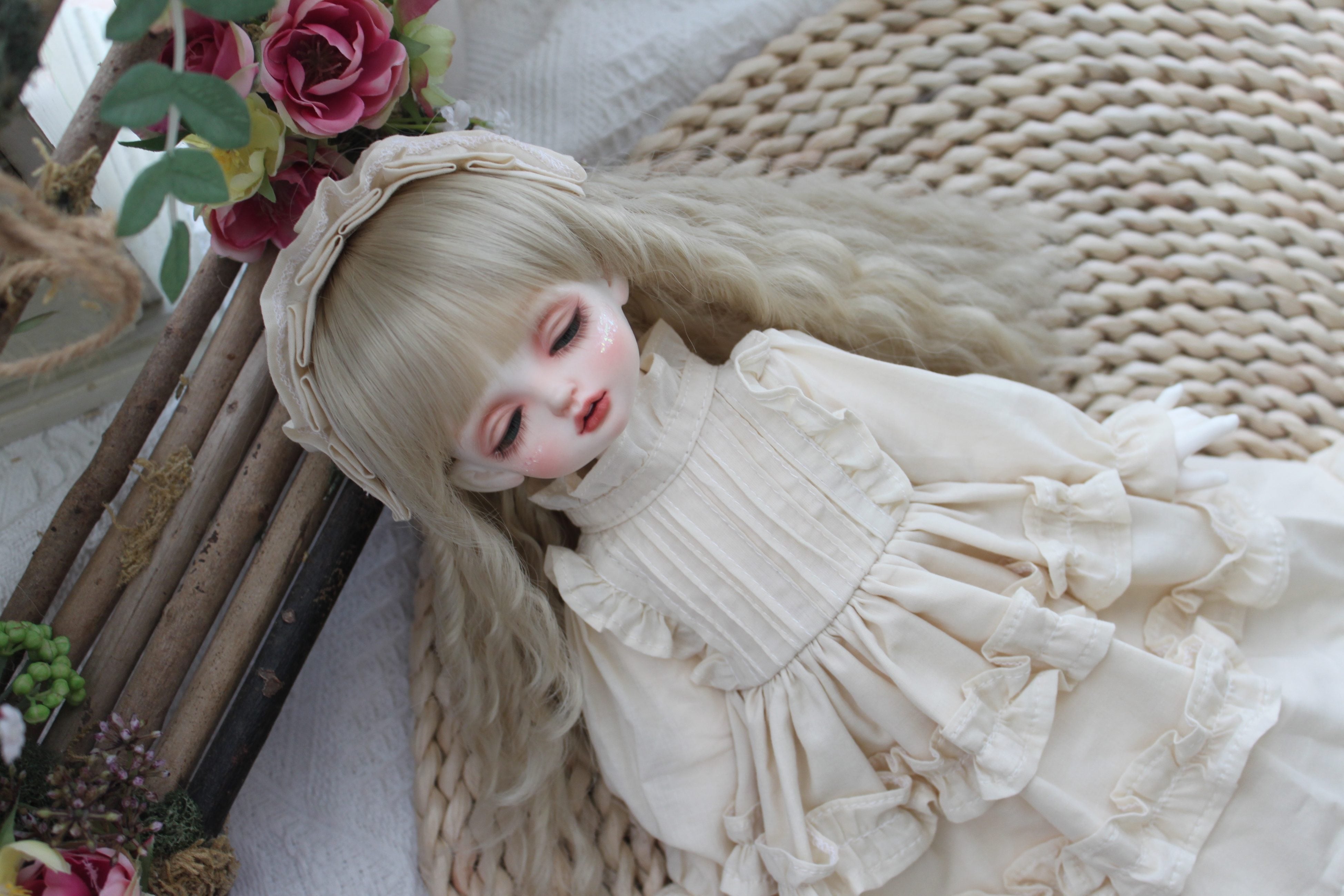 DD,SD,MDD,MSD,幼SDドール 素体サイズ 森 ドレスワンピース | ドール服
