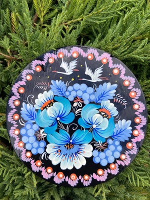 ペトリキフカ塗りのマグネット ペトリキウカ村（Khomenko製作）