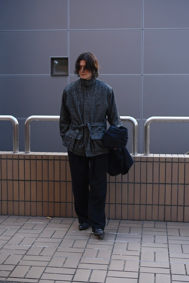 awasa / Fancytweed belted jacket (herringbone)