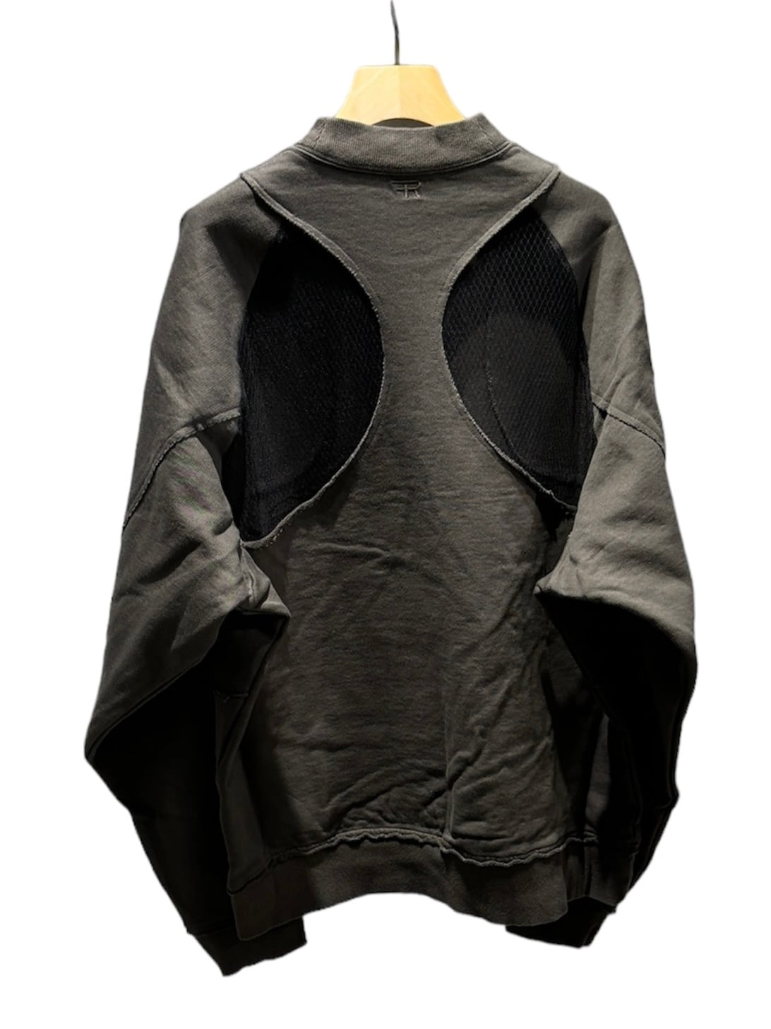 FRANGANTフランゴン / cutting sweatshirt black