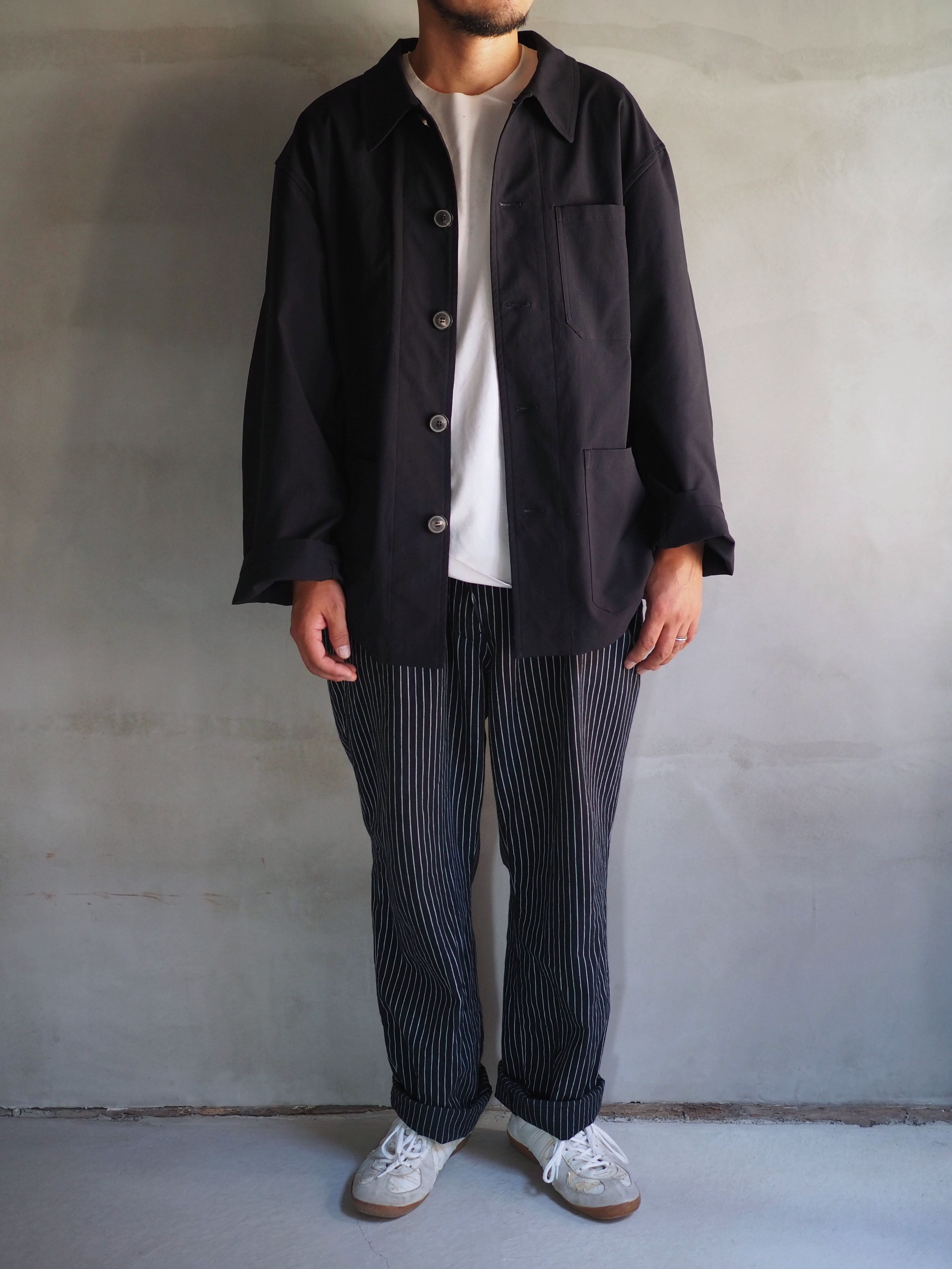 YOKO SAKAMOTO SUIT WORK JACKET RE BLK | Pay ID