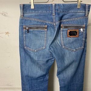 DOLCE&GABBANA indigo denim pants