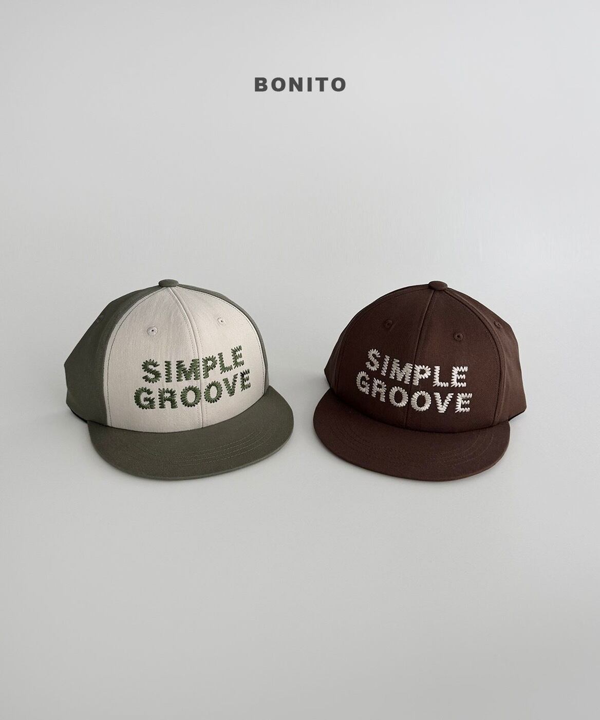 【予約/送料無料】bonito / シンプルグルーヴキャップ