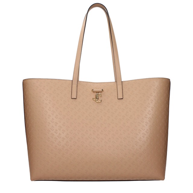 【新品】JIMMY CHOO ジミーチュウ レディース ショルダーバッグ レザー ブラウン JCBSHOPPINGLOSUFCARAMELCARAMEL