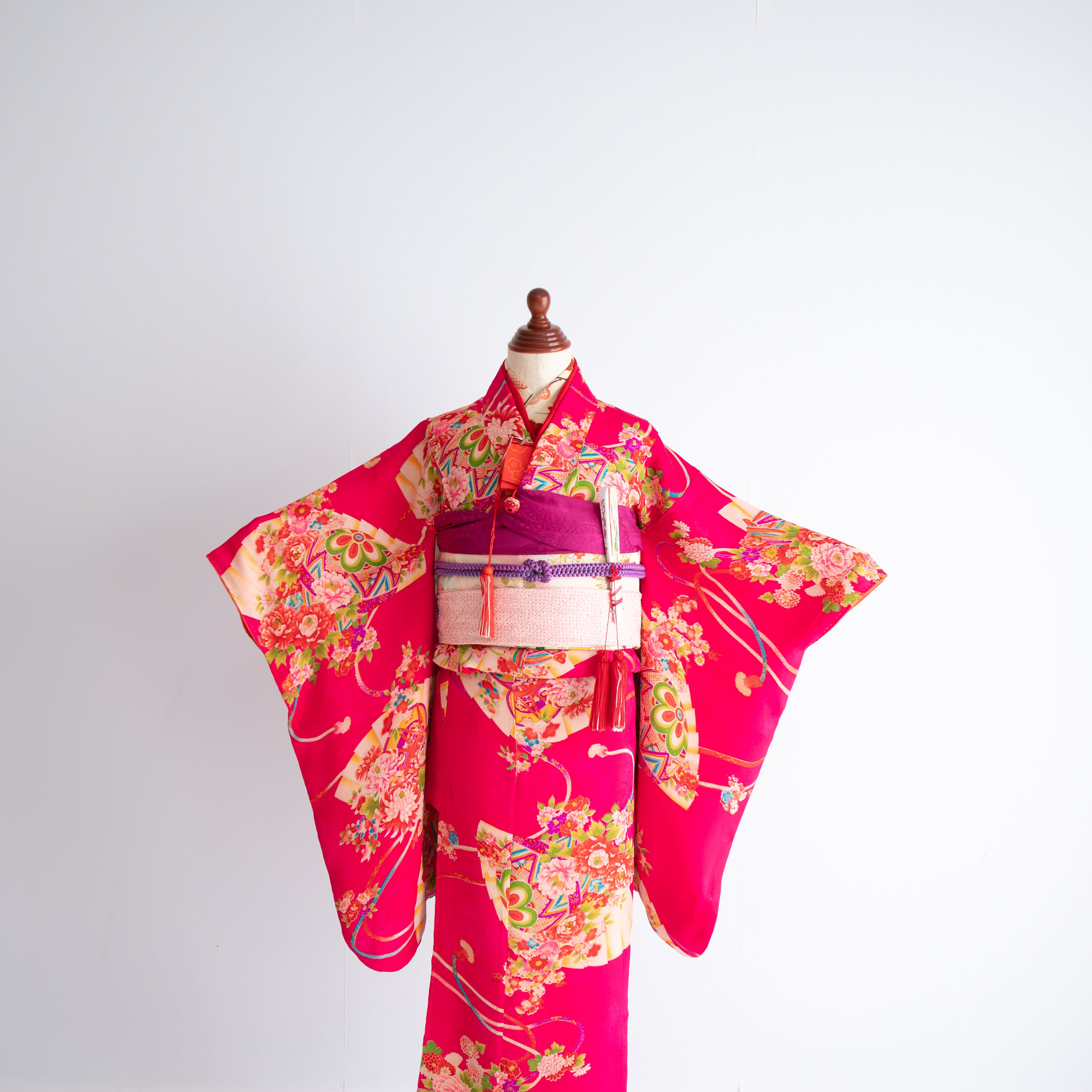 女の子帯style『hanaougi』/SA7012(対応身長目安 約113㎝〜120㎝)