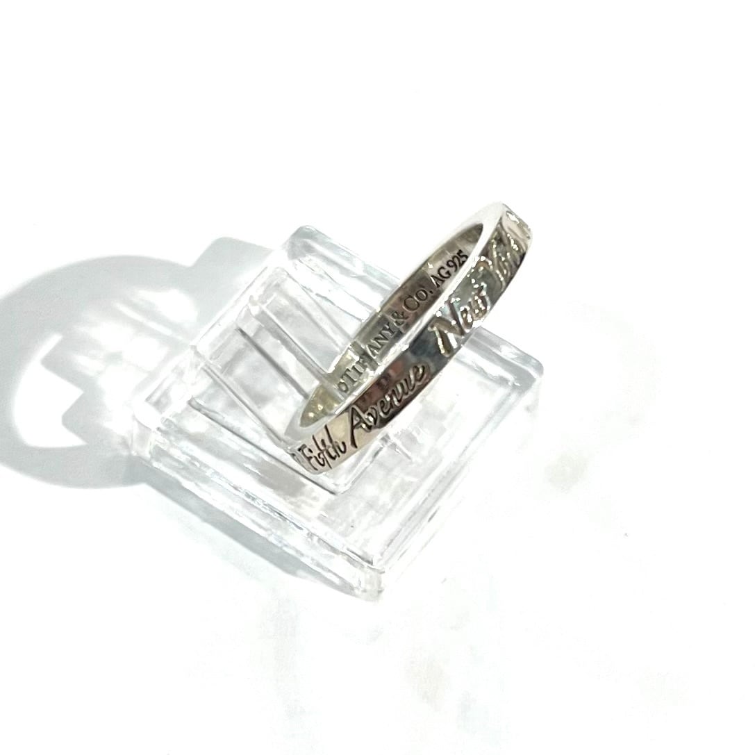 TIFFANY＆CO】【13号】 2524 ティファニーaddressナローリング 指輪