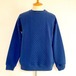 Cable Pattern Double Knit Sweat Shirts　Navy