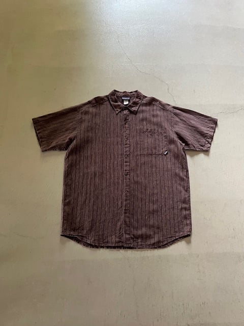 グレー×ブルーM：patagonia パタゴニア ワークシャツ シャンブレー