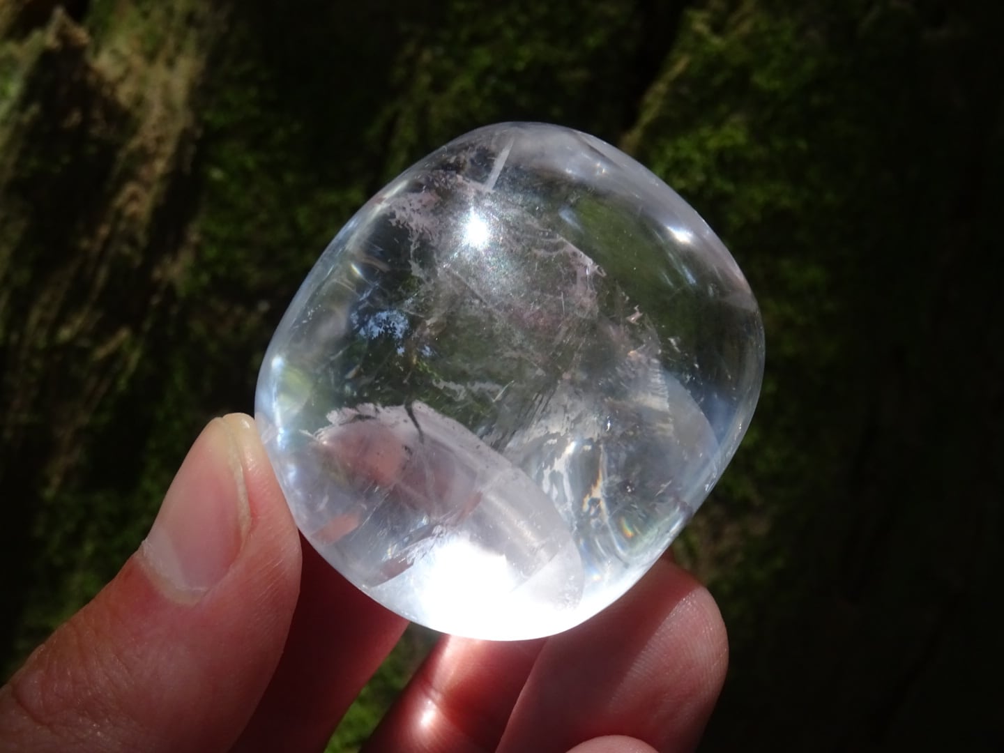 マダガスカル産オプティカルカルサイト、ポリッシュ