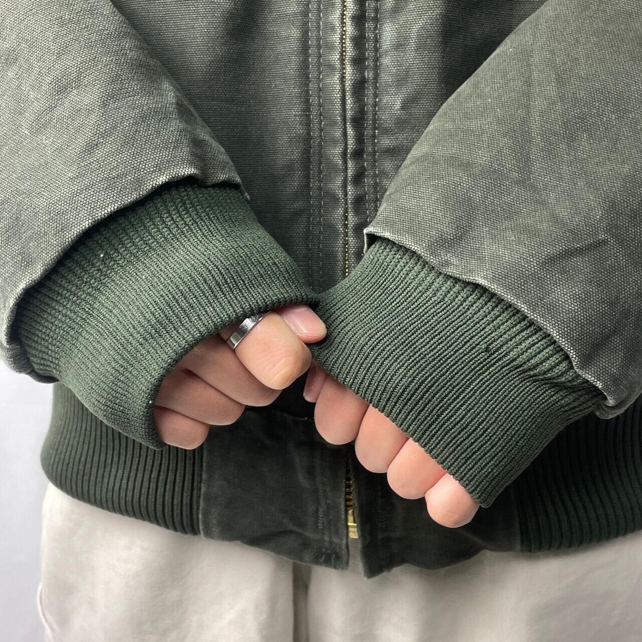 90年代 Carhartt カーハート ダック地 アクティブジャケット メンズM