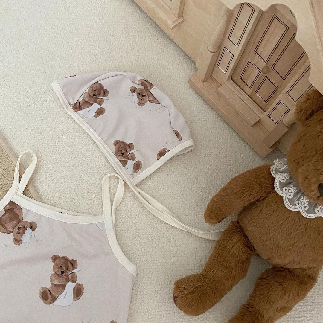 送料無料】ベビークマさん水着 帽子付き | LITTLE BEAN丨海外子供服・おもちゃ・育児用品のセレクトショップ