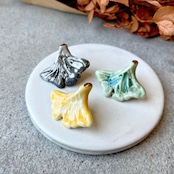 イチョウの葉 ピンバッチ