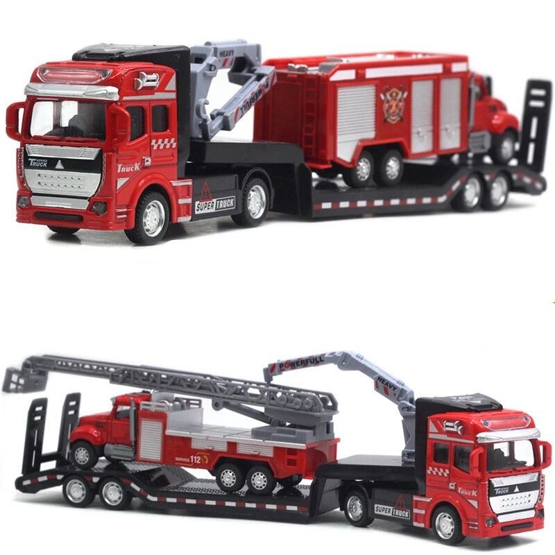 1/50 トラック 大型トラック トレーラー 大型トレーラー 消防車 FIRE