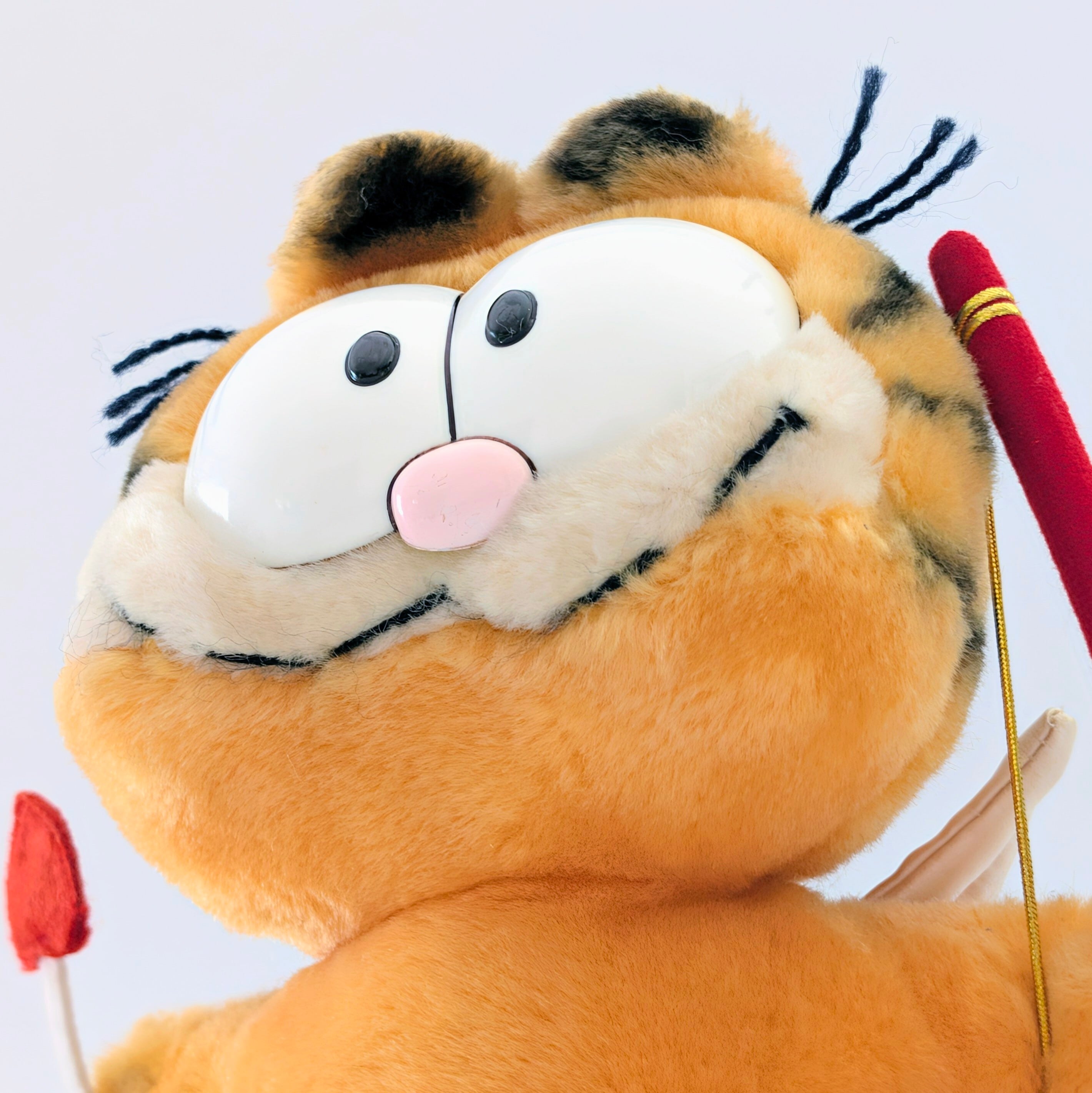 ☆ VINTAGE 1980年代初期 ☆【 Garfield ( ガーフィールド ) 】『 キューピットガーフィールド 』ぬいぐるみ / プラッシュ / plush / 1980年代年製 〚アメリカン雑貨 アメトイ〛