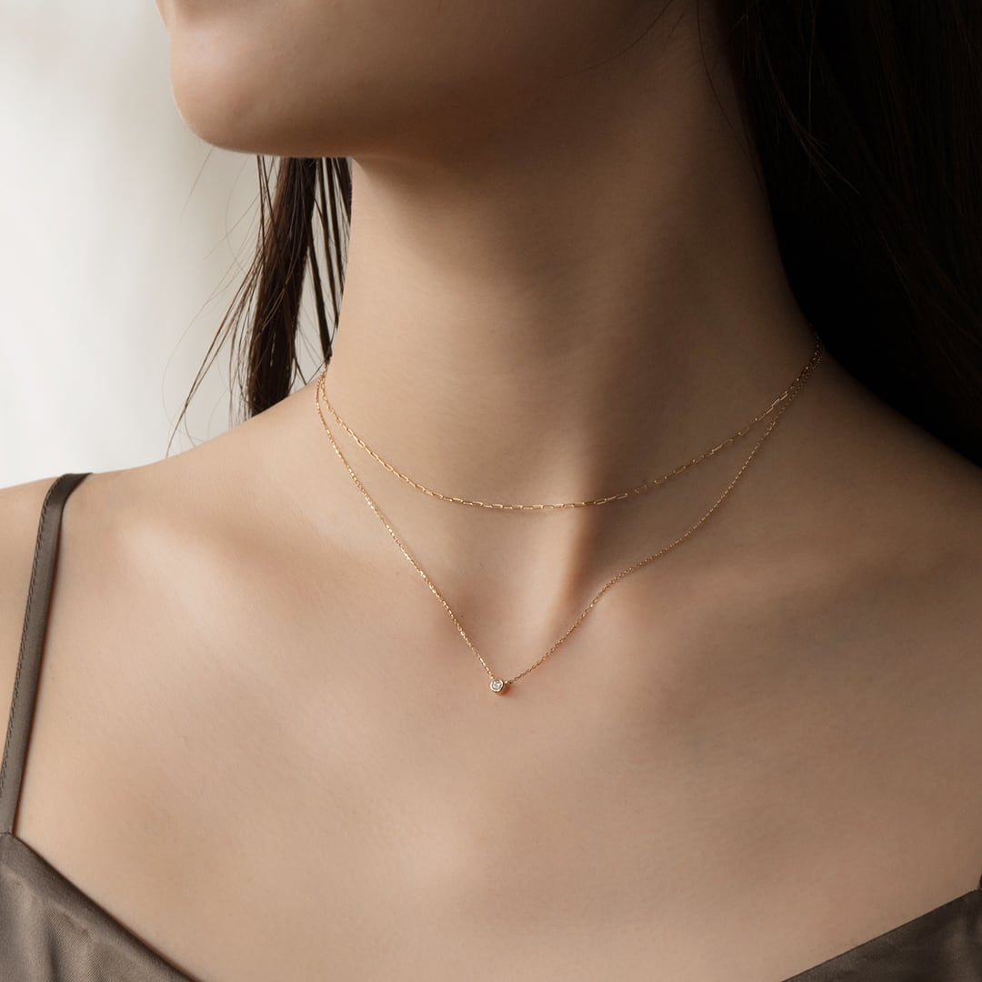 K18イエローゴールドチェーンネックレス【MKY0064N1】 | MONICE/モニス