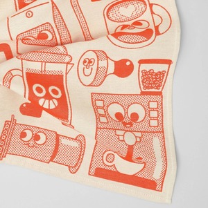 WRAP "Coffee Time Tea Towel" Artwork by Elliot Kruszynski