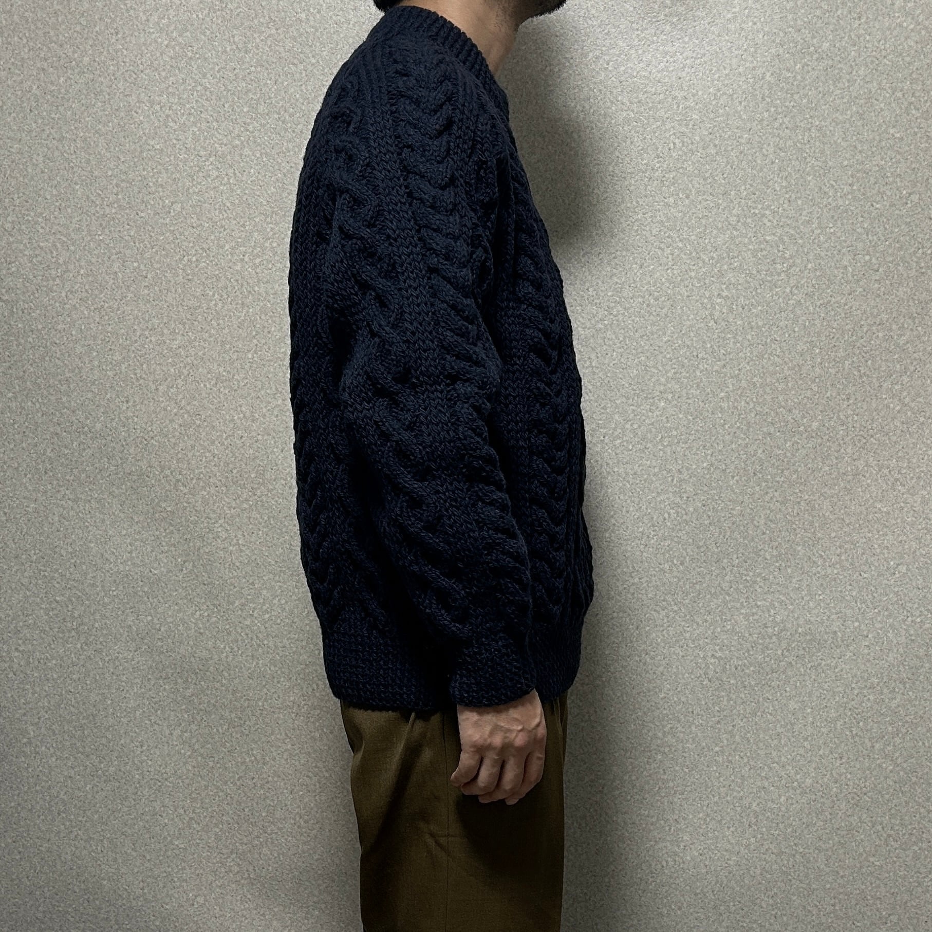 inverallan】1a crew-neck knit インバーアラン クルーネックニット