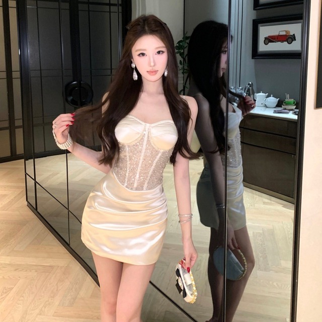 ミニドレス キャバドレス セクシー 切り替え 細見え フィット感 上品 タイト クラブ 指名 JC2-ZED882704DXH437A